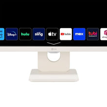 Lade das Bild in den Galerie-Viewer, LG Electronics 27SR50F-W.AEU Full-HD Multimedia IPS-Monitor 27&quot; (68,6 cm), 1920 x 1080, 16:9, 14ms GtG, 60 Hz, NTSC, HDR10, webOS 23, LG ThinQ, Flicker Safe - Weiß
