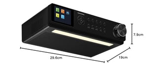 Grundig GKR1060 DKR 3000 BT DAB + WEB Küchenradio mit Bluetooth, DAB + Empfang und Internetradio Schwarz