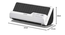 Lade das Bild in den Galerie-Viewer, Epson Premium Scanner DS-C490, kompakter A4 Business Scanner mit geringem Stromverbrauch, Duplex-Einzugscanner mit vielseitiger Medienverarbeitung, schwarz/weiß
