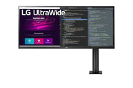LG 32UN88A 80 cm (31,5 Zoll) Ultra HD 4K Ergo Monitor (IPS-Panel, HDR10, ergonomischer Standfuß), schwarz weiß