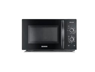 GEBRAUCHT WIE NEU SEVERIN 2-in-1 Mikrowelle mit Grill 800 W, Grillofen mit 25 L Kapazität und 9 Leistungsstufen, Mikrowelle mit Grillrost und Drehteller, silber, MW 7785