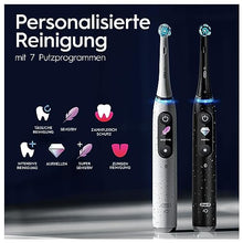 Lade das Bild in den Galerie-Viewer, Oral-B iO Series 10 Plus Edition Elektrische Zahnbürste/Electric Toothbrush, PLUS 3 Aufsteckbürsten, 7 Putzmodi für Zahnpflege, Lade-Reiseetui, Designed by Braun, Stardust White
