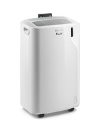 DeLonghi Pinguin Klimaanlage, leise, Timer 24 Stunden, PACEM 77, 63 Dezibel, Leistung 800 W, Weiß