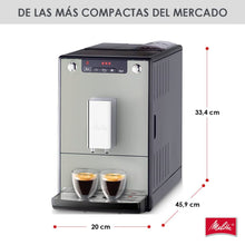Lade das Bild in den Galerie-Viewer, Melitta Solo E950-777, Cafetera Superautomática con Molinillo, 15 Bares, Café en Grano para Espresso, Limpieza Automática, Personalizable, Sandy Grey
