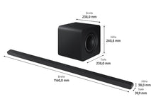 Lade das Bild in den Galerie-Viewer, Samsung HW-S810GD 3.1.2-Kanal Ultra Slim Soundbar für TV-Geräte, Bluetooth-Lautsprecher mit ultraschlankem Design, Q-Symphony, Kabelloses Dolby Atmos / DTS:X [2024]

