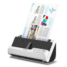 Lade das Bild in den Galerie-Viewer, Epson Premium Scanner DS-C490, kompakter A4 Business Scanner mit geringem Stromverbrauch, Duplex-Einzugscanner mit vielseitiger Medienverarbeitung, schwarz/weiß
