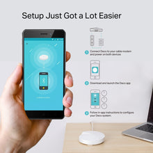 Lade das Bild in den Galerie-Viewer, TP-Link Deco M5 Mesh WLAN AC1300 Dualband Heimnetz Komplettlösung (Geschwindigkeit bis zu 1267Mbit/s, Abdeckung bis zu 500m², passt in jeder Art von Zuhause, 2 Gigabit Ports, 3pack) weiß
