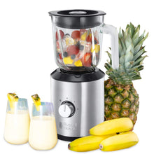 Lade das Bild in den Galerie-Viewer, Russell Hobbs Mini-Glas-Standmixer Compact, platzsparendes Design, 23450U/min, Impuls-/Ice-Crush-Funktion, 0,8l Glasbehälter, Edelstahlmesser, Mixer, elektrischer Zerkleinerer, Smoothie-Maker 25290-56
