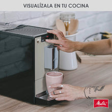 Lade das Bild in den Galerie-Viewer, Melitta Solo E950-777, Cafetera Superautomática con Molinillo, 15 Bares, Café en Grano para Espresso, Limpieza Automática, Personalizable, Sandy Grey
