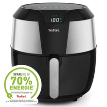 Lade das Bild in den Galerie-Viewer, gebraucht wie NEU Tefal EY701D Heißluftfritteuse Easy Fry XXL | Air Fryer | 1850 Watt | 5,6 L für 8 Portionen | 8 automatische Programme | Digitales Display | energiesparend | gesunde Friteuse ohne Öl | Edelstahl

