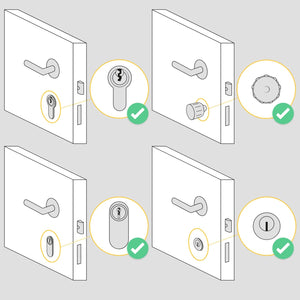 Nuki Smart Lock 3.0, Zustand gebraucht wie neu, smartes Türschloss für schlüssellosen Zutritt ohne Umbau, nachrüstbares elektronisches Türschloss, AV-TEST-zertifiziert, weiß