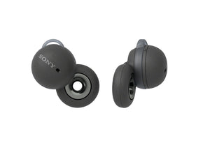 Sony LinkBuds – Neues Konzept mit offenem Ringdesign ermöglicht Gespräche, ohne die Ohrhörer zu entfernen und beim Laufen sicher zu bleiben – Grau, klein