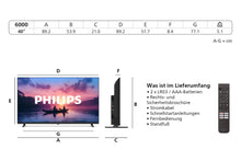 Lade das Bild in den Galerie-Viewer, Philips 24PHS6000 HD LED Smart TV - 24 Zoll Display mit Pixel Plus, Titan OS Plattform Und Dolby Digital Sound - Funktioniert Mit Alexa Und Google Sprachassistent
