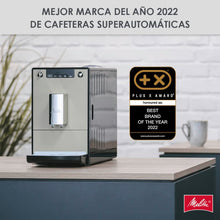 Lade das Bild in den Galerie-Viewer, Melitta Solo E950-777, Cafetera Superautomática con Molinillo, 15 Bares, Café en Grano para Espresso, Limpieza Automática, Personalizable, Sandy Grey
