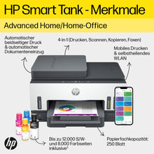 Lade das Bild in den Galerie-Viewer, HP Smart Tank 7605 4-in-1 Multifunktionsdrucker (WLAN; Duplex; ADF) – 3 Jahre Tinte inklusive, 3 Jahre Garantie, großer Tintentank, hohe Reichweite, Drucken in hoher Qualität
