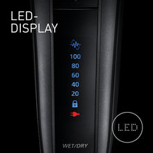 Lade das Bild in den Galerie-Viewer, Panasonic Series 900 Premium Nass- und Trocken Rasierer ES-LV6U für Männer, 5-fach-Scherkopf mit Linearmotor und Bartdichtensensor Technologie, Pop-up Trimmer, matt-schwarz
