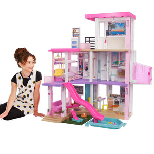 Barbie Dream House (114 cm) GRG93 3-stöckiges Puppenhaus NEU