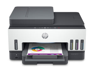 HP Smart Tank 7605 4-in-1 Multifunktionsdrucker (WLAN; Duplex; ADF) – 3 Jahre Tinte inklusive, 3 Jahre Garantie, großer Tintentank, hohe Reichweite, Drucken in hoher Qualität