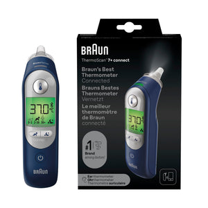 Braun ThermoScan® 7+ connect Ohrthermometer | Kompatibel mit der Braun Family Care