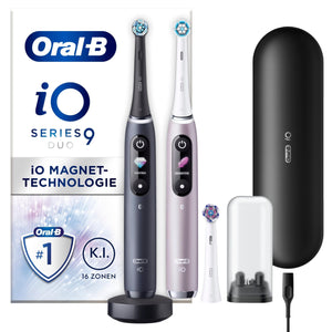 Oral-B iO Series 9 DUO  Elektrische Zahnbürste/Electric Toothbrush, Doppelpack +3