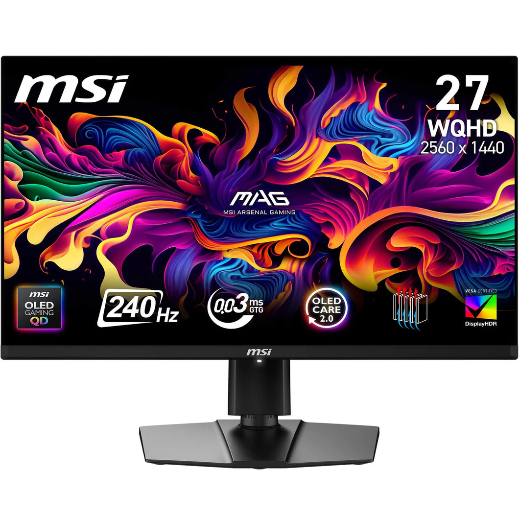 MSI MAG 271QP QD-OLED X24 Gaming Monitor 26,5 Zoll WQHD