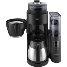 Lade das Bild in den Galerie-Viewer, Melitta AromaFresh Therm Pro X - Kaffeemaschine mit Mahlwerk, Filterkaffeemaschine mit Thermokanne und entnehmbarem Wassertank, für bis zu 8 Tassen Kaffee, schwarz
