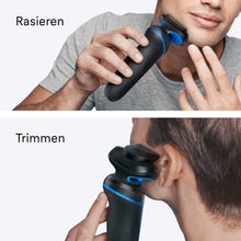 Lade das Bild in den Galerie-Viewer, Braun Series 5 Rasierer Herren Elektrisch, Elektrorasierer, 50 Min. Akku,  52-B1200si, Blau
