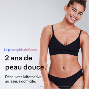 Braun Épilateur À Lumière Pulsée Intelligent Skin i·expert PL7253, Épilation À Domicile, Alternative Au Laser, Avec Appli, Mini-Rasoir Visage, 3 Têtes Intelligentes Pour Épiler Jambes, Maillot, Plus