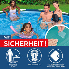 Lade das Bild in den Galerie-Viewer, Bestway Steel Pro Frame Pool Set mit Filterpumpe Ø 305 x 76 cm, dunkelblau, rund
