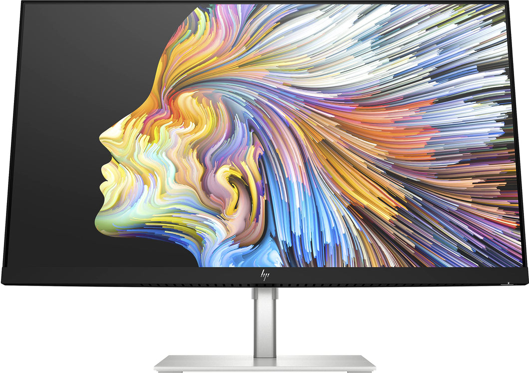 HP U28 Monitor - 28 Zoll Bildschirm, 4K UHD Display, HDR, 60Hz, 5ms Reaktionszeit, AMD FreeSync, HDMI 2.0, DisplayPort 1.2, USB-C, 3xUSB-A, Low Blue Light Modus, schwarz/silber