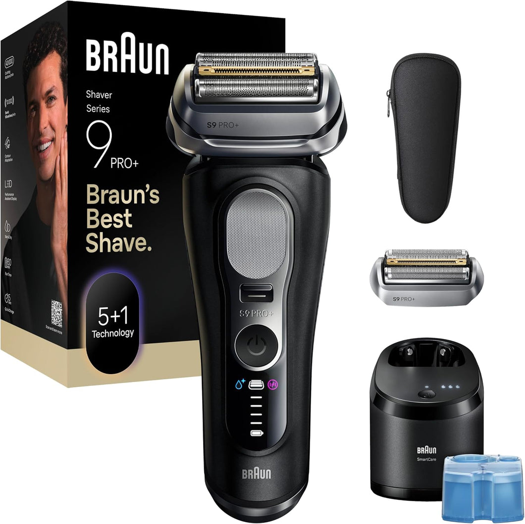 Braun Serie 9 Pro + Elektrorasierer für Bart, nass & trocken, 5 + 1 9660