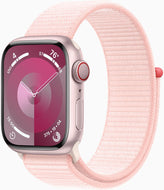 Apple Watch Series 9 4G 41mm Aluminium Rosé Sport Loop Hellrosa LTE
