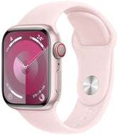 Apple Watch Series 9 4G 41mm Aluminium Rosé Sportarmband Hellrosa M/L