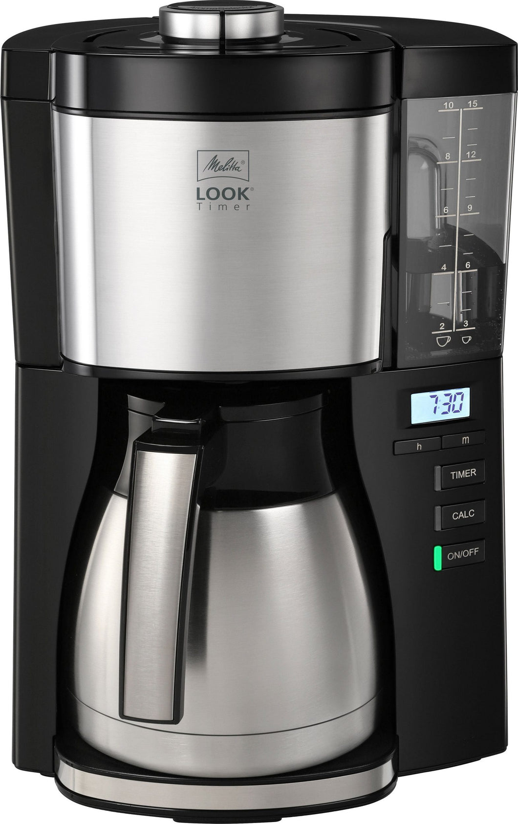 Melitta Look Therm Timer 1025-18 Kaffeemaschine Thermokanne edelstahl THERMO