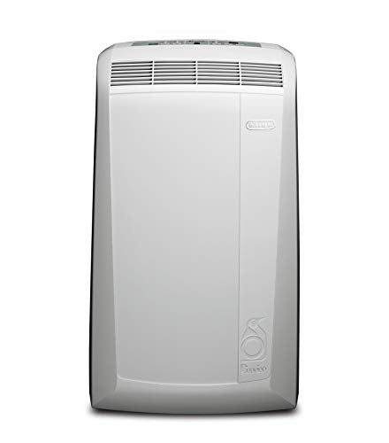 De'Longhi Pinguino Pacn74Eco Leise tragbare Klimaanlage, Timer und Thermostat, 3 Stufen, Kühlleistung 8.200 Btu/H, Entfeuchtung, Griffe und Räder, 2100 W, Weiß, 75 x 44,9 x 39,5 cm