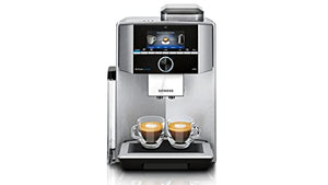 Siemens EQ.9 Plus Connect s500 TI9553X1RW Kaffeevollautomat mit Touchscreen - für zwei Tassen gleichzeitig - Barista-Modus - , 2.3 liters, Farbe: Edelstahl