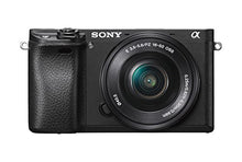 Lade das Bild in den Galerie-Viewer, Sony Alpha 6300 E-Mount Systemkamera (24 Megapixel, 7,5 cm (3 Zoll) Display, XGA OLED Sucher, L-Kit 16-50 mm Objektiv) schwarz
