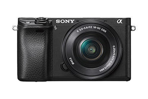 Sony Alpha 6300 E-Mount Systemkamera (24 Megapixel, 7,5 cm (3 Zoll) Display, XGA OLED Sucher, L-Kit 16-50 mm Objektiv) schwarz