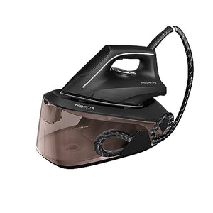 Rowenta VR5120 Easy Steam Dampfbügelstation | 2400 Watt | 110 g/Min. variabler Dampf | 210 g/Min. extra Dampfstoß | schnellaufheizend | 1,4 L Wassertank | Antikalk-System | Eco-Modus | Zimt/Schwarz
