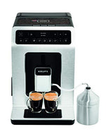 Krups EA891D Evidence Kaffeevollautomat | Barista Quattro Force Technologie | 12 Kaffee-Variationen + 3 Tee-Variationen | One-Touch-Cappuccino Funktion | OLED-Display und Touchscreen