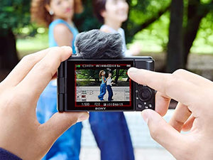Sony Vlog Kamera ZV-1F | Digitalkamera (Klapp- und drehbares Display, 4K Video, Slow- Motion, Vlog Funktionen) - Schwarz