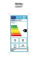 Lade das Bild in den Galerie-Viewer, De&#39;Longhi Pinguino Pacn74Eco Leise tragbare Klimaanlage, Timer und Thermostat, 3 Stufen, Kühlleistung 8.200 Btu/H, Entfeuchtung, Griffe und Räder, 2100 W, Weiß, 75 x 44,9 x 39,5 cm
