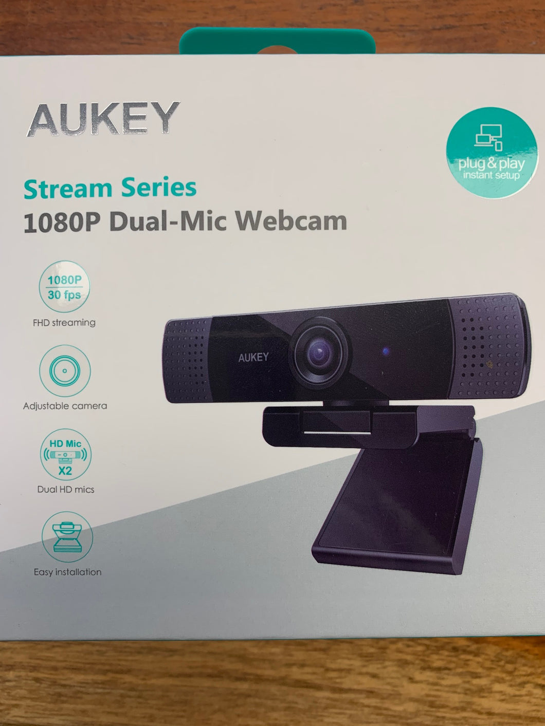 AUKEY Webcam FullHD 1080p PC-LM1E